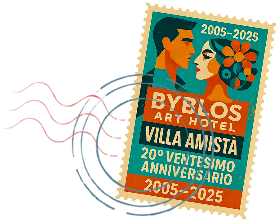 francobollo timbro 20 anni byblos